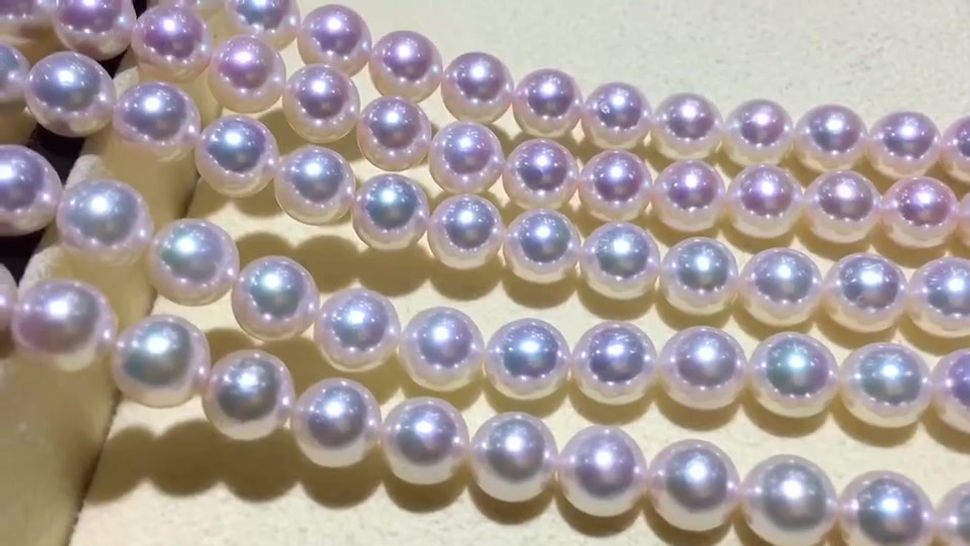 45cm, Hanadama|花珠 8-8.5mm Akoya Pearl Classic Necklace w/ Japan Certfte